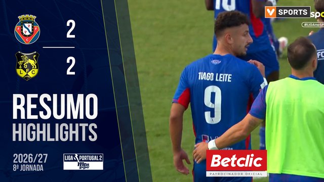 Liga Meu Super (8ª Jornada): Resumo Felgueiras 2-2 Lourosa FC