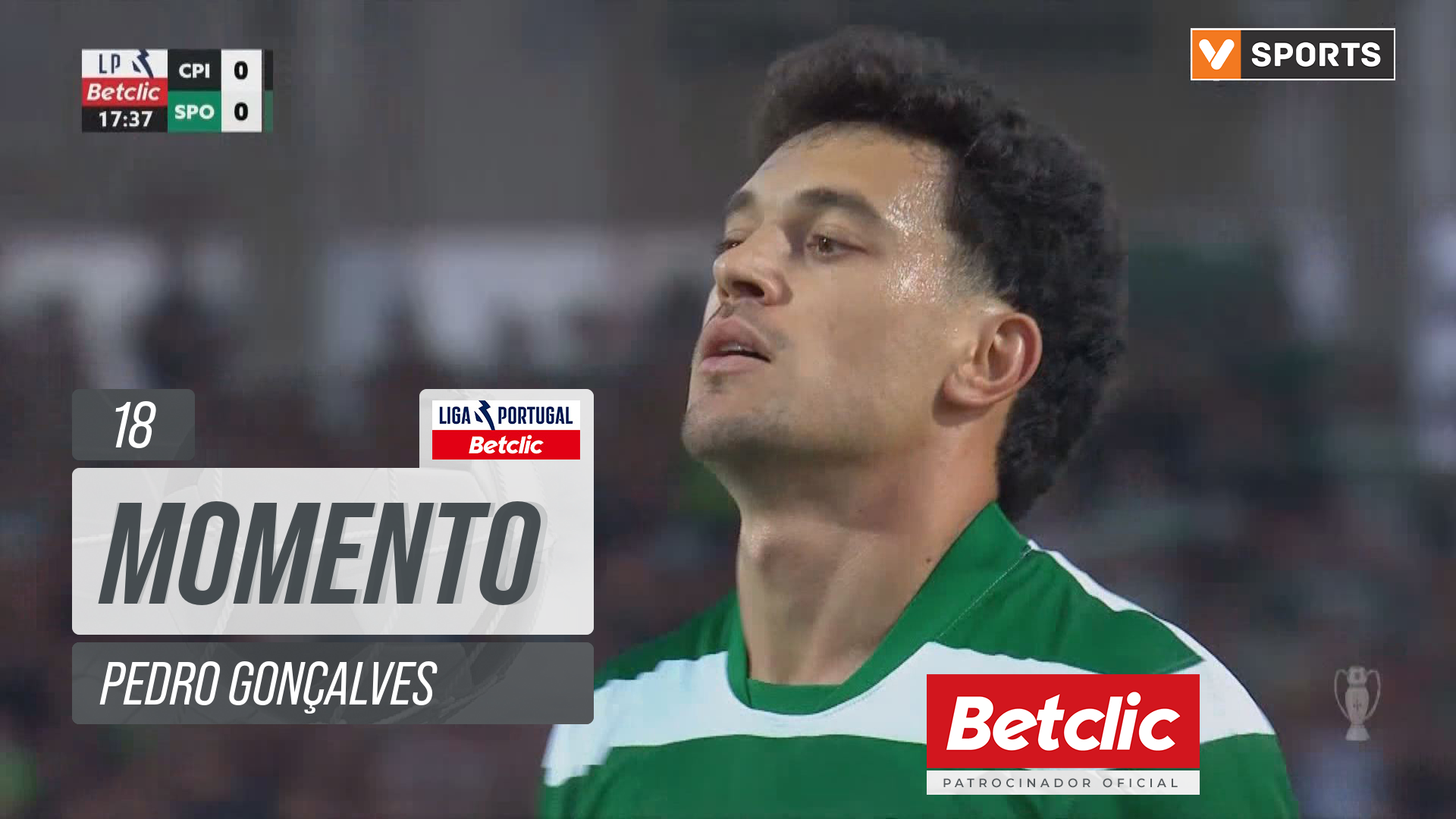 Sporting, Jogada, Pedro Gonçalves aos 18'
