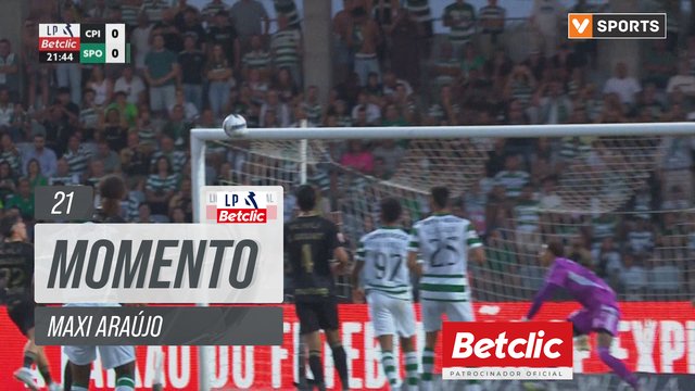 Sporting, Jogada, Maxi Araújo aos 21'