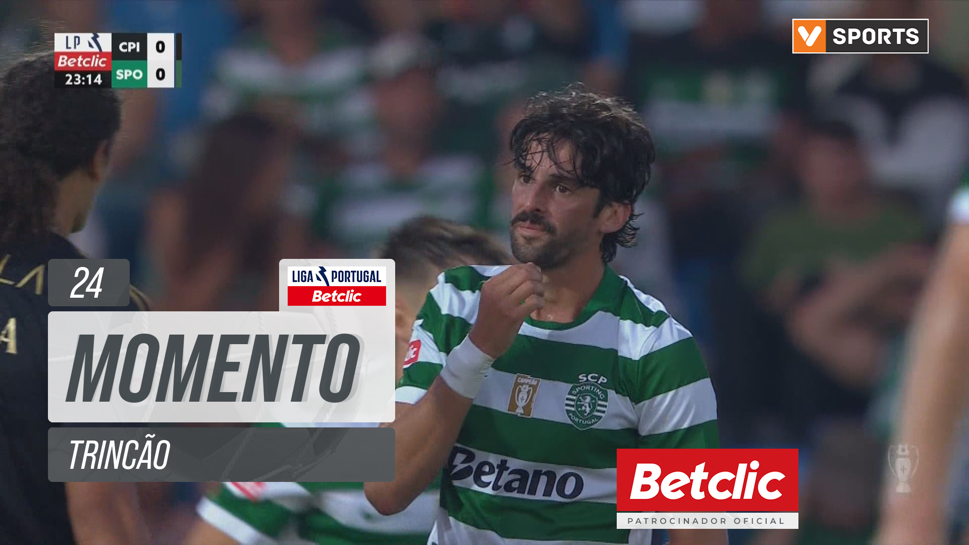 Sporting, Jogada, Trincão aos 24'