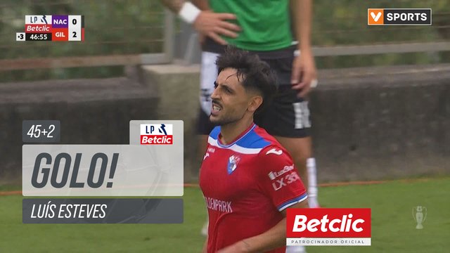 GOLO! Gil Vicente, Luís Esteves aos 45'+2', Nacional 0-2 Gil Vicente