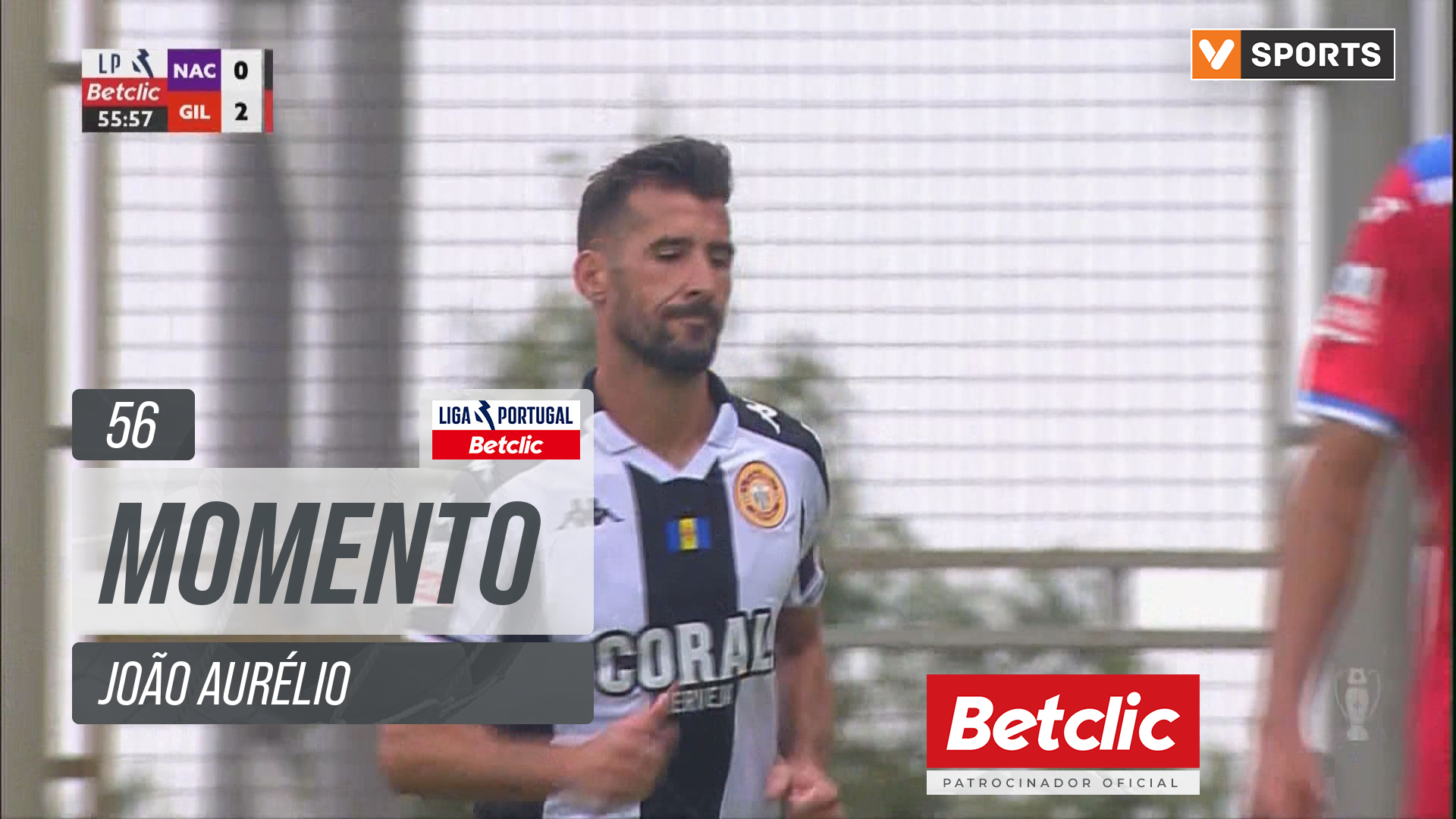 Nacional, Jogada, João Aurélio aos 56'
