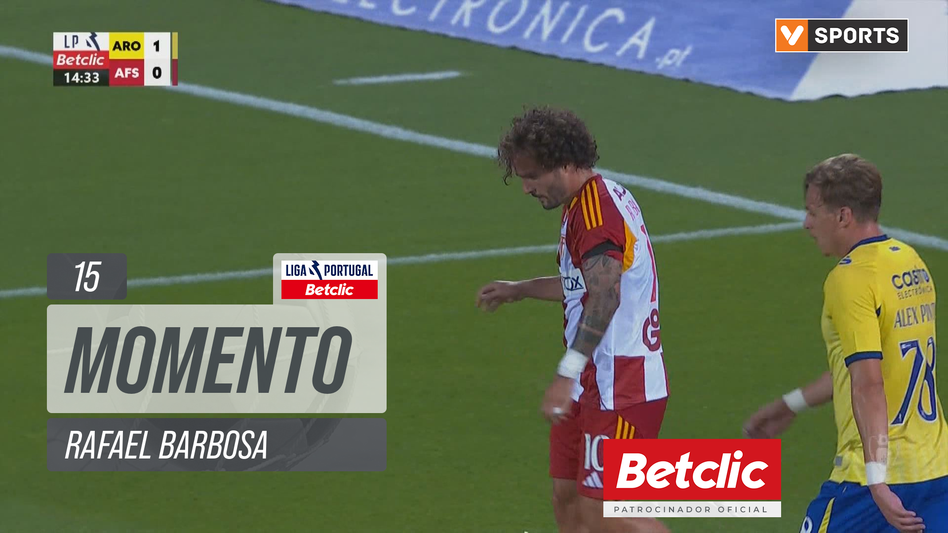 AVS, Jogada, Rafael Barbosa aos 15'