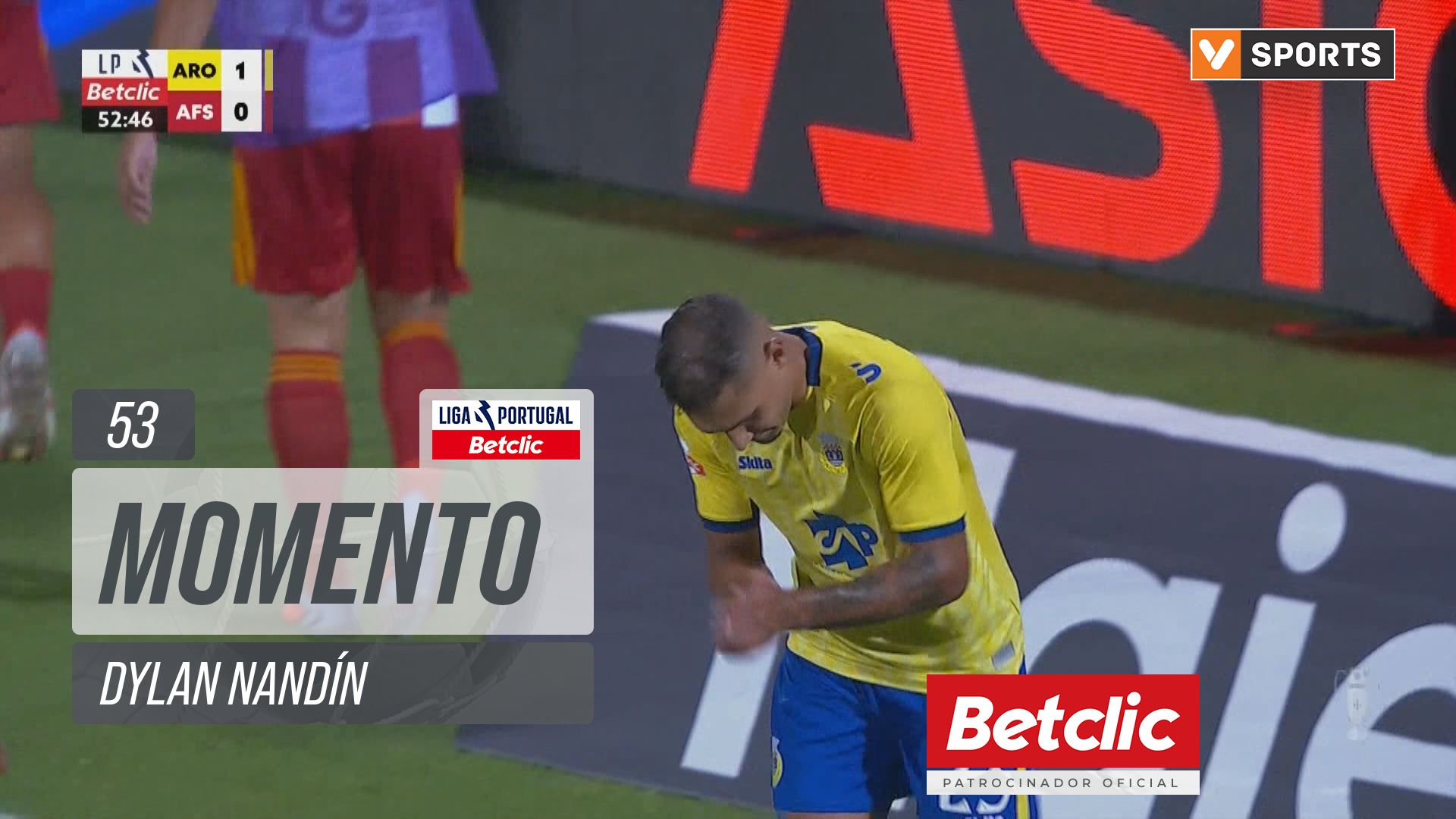 Arouca, Jogada, Dylan Nandín aos 53'