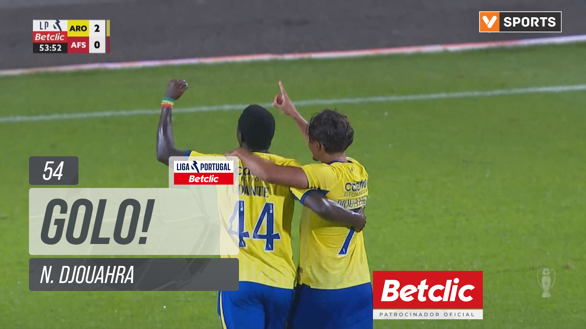 GOLO! Arouca, N. Djouahra aos 54', Arouca 2-0 AVS