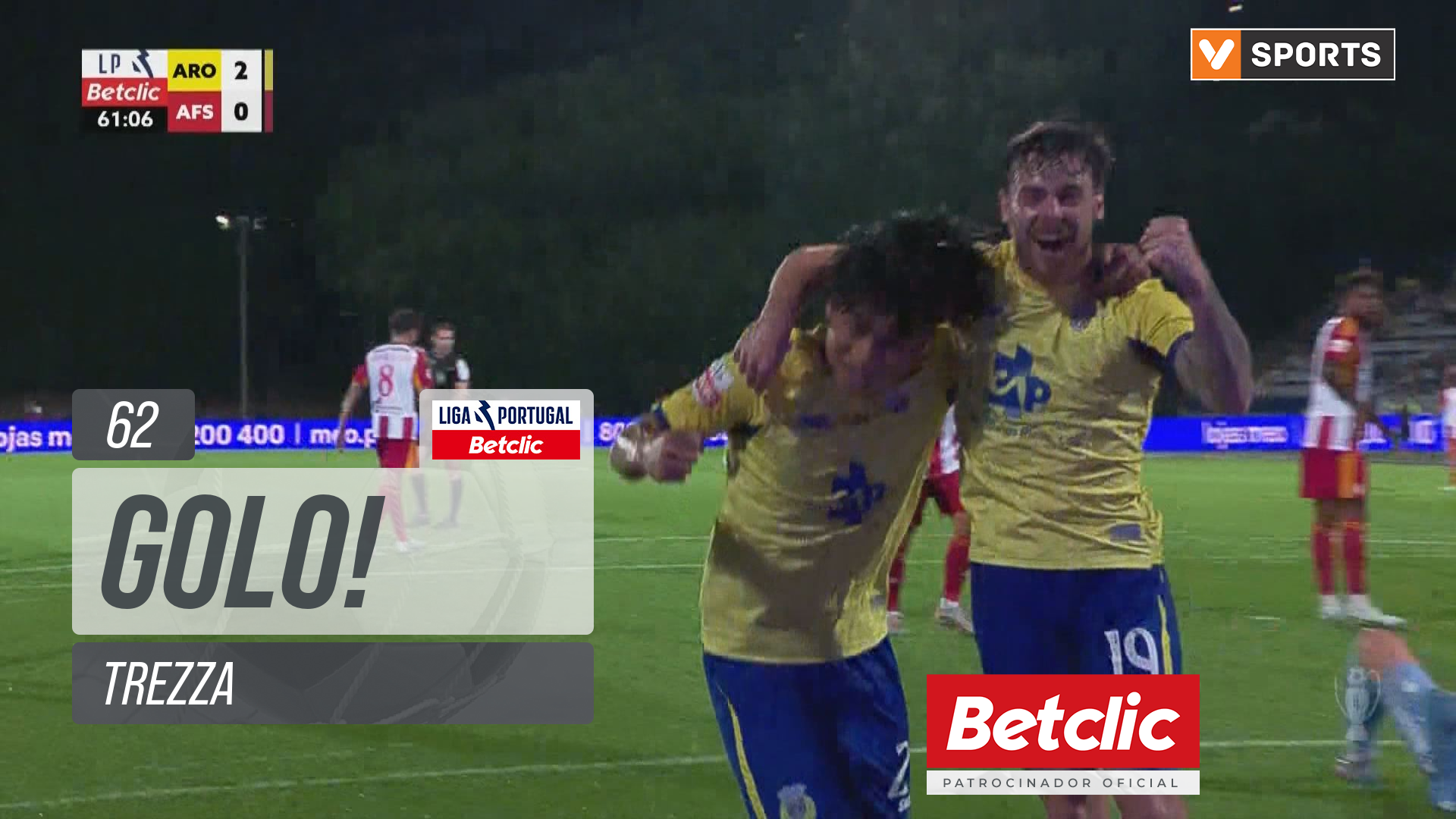GOLO! Arouca, Trezza aos 62', Arouca 3-0 AVS