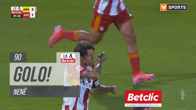 GOLO! AVS, Nenê aos 90', Arouca 3-1 AVS