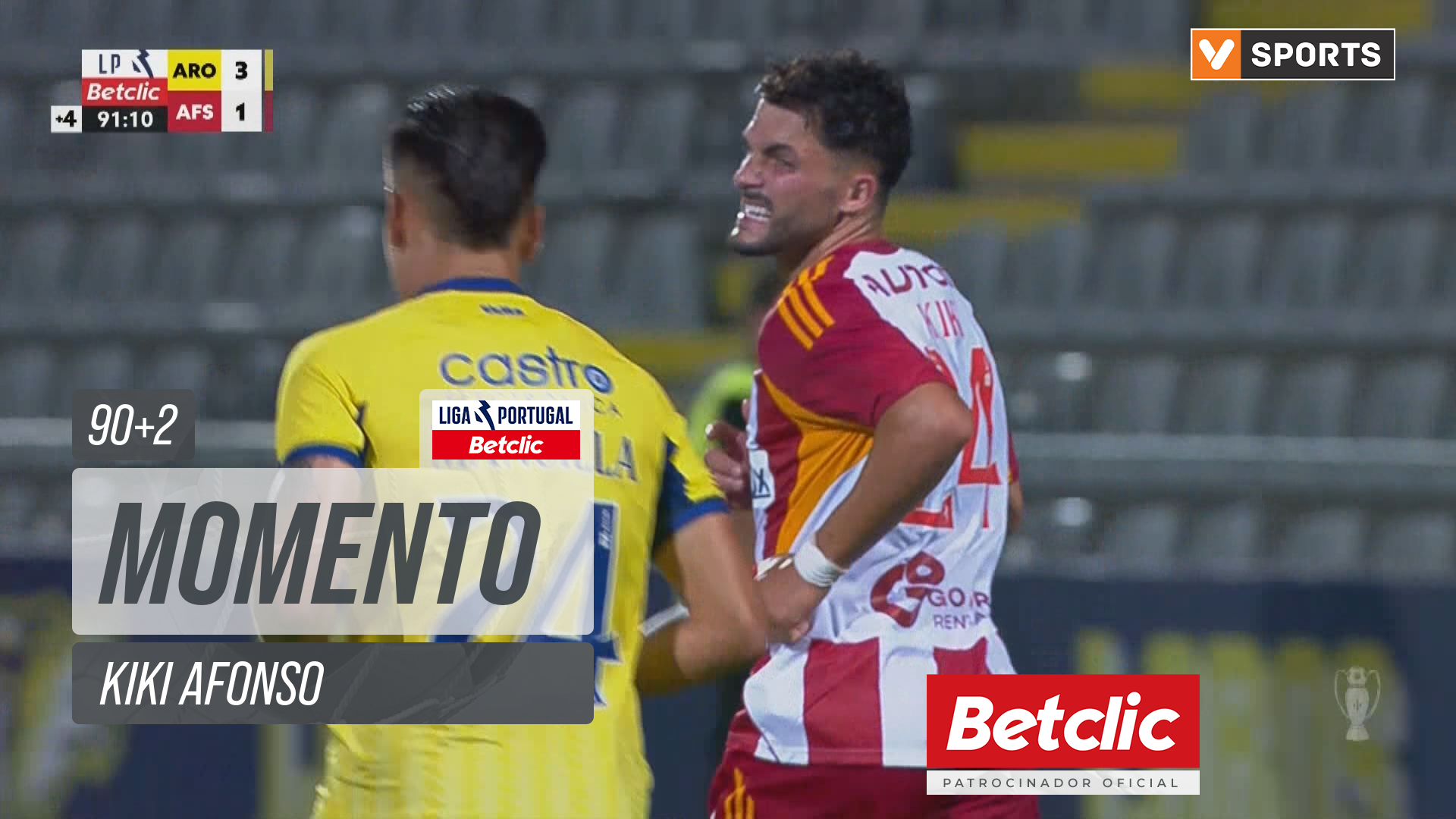 AVS, Jogada, Kiki Afonso aos 90'+2'