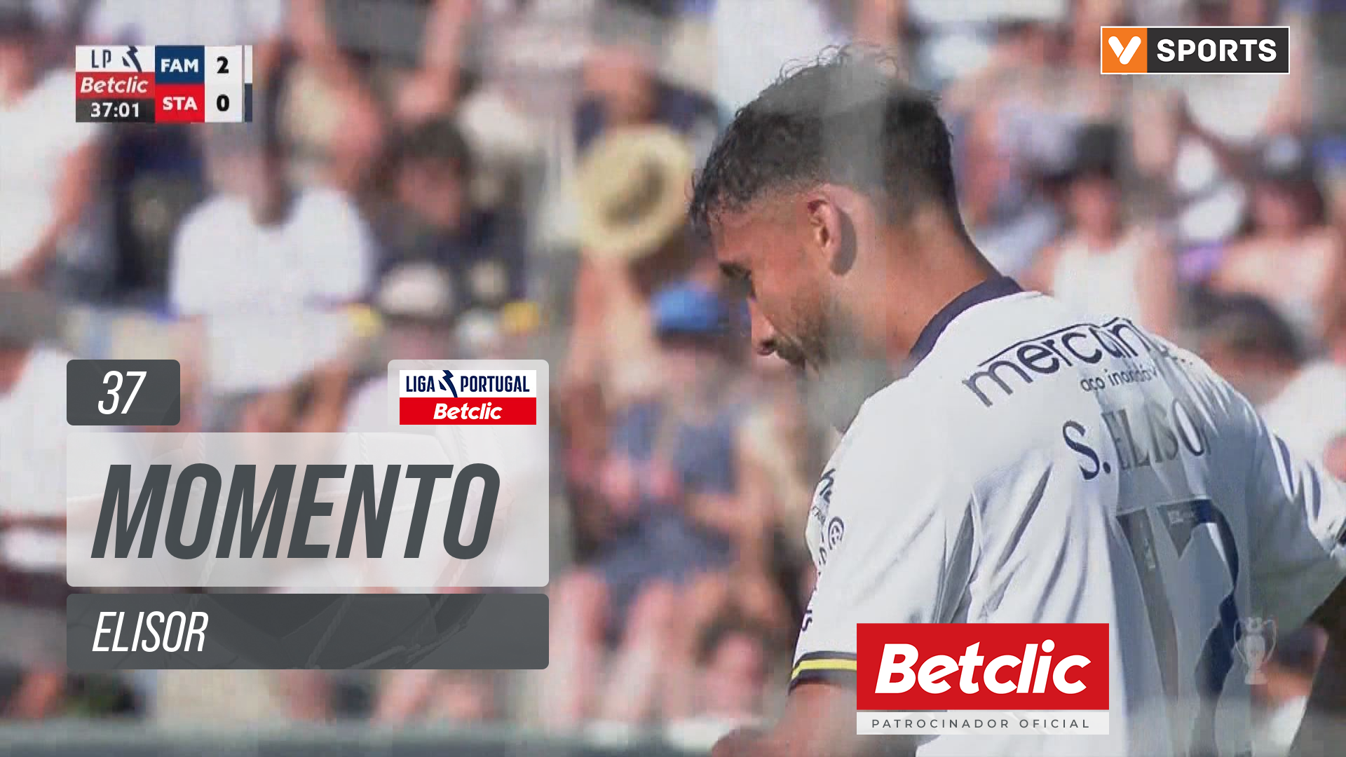 Famalicão, Jogada, Elisor aos 37'