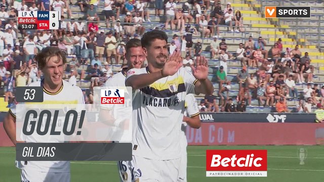 GOLO! Famalicão, Gil Dias aos 53', Famalicão 3-0 Santa Clara