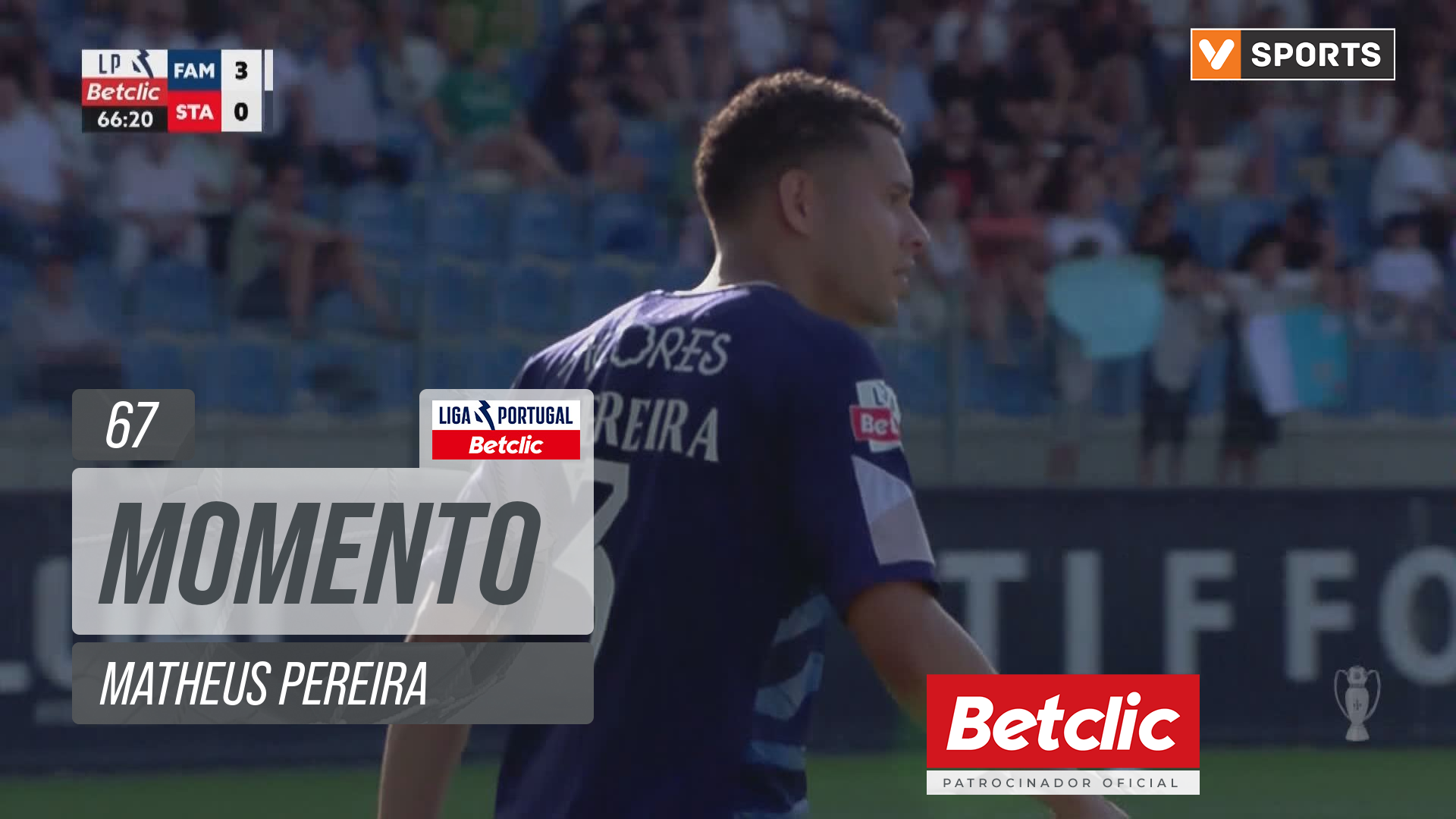 Santa Clara, Jogada, Matheus Pereira aos 67'