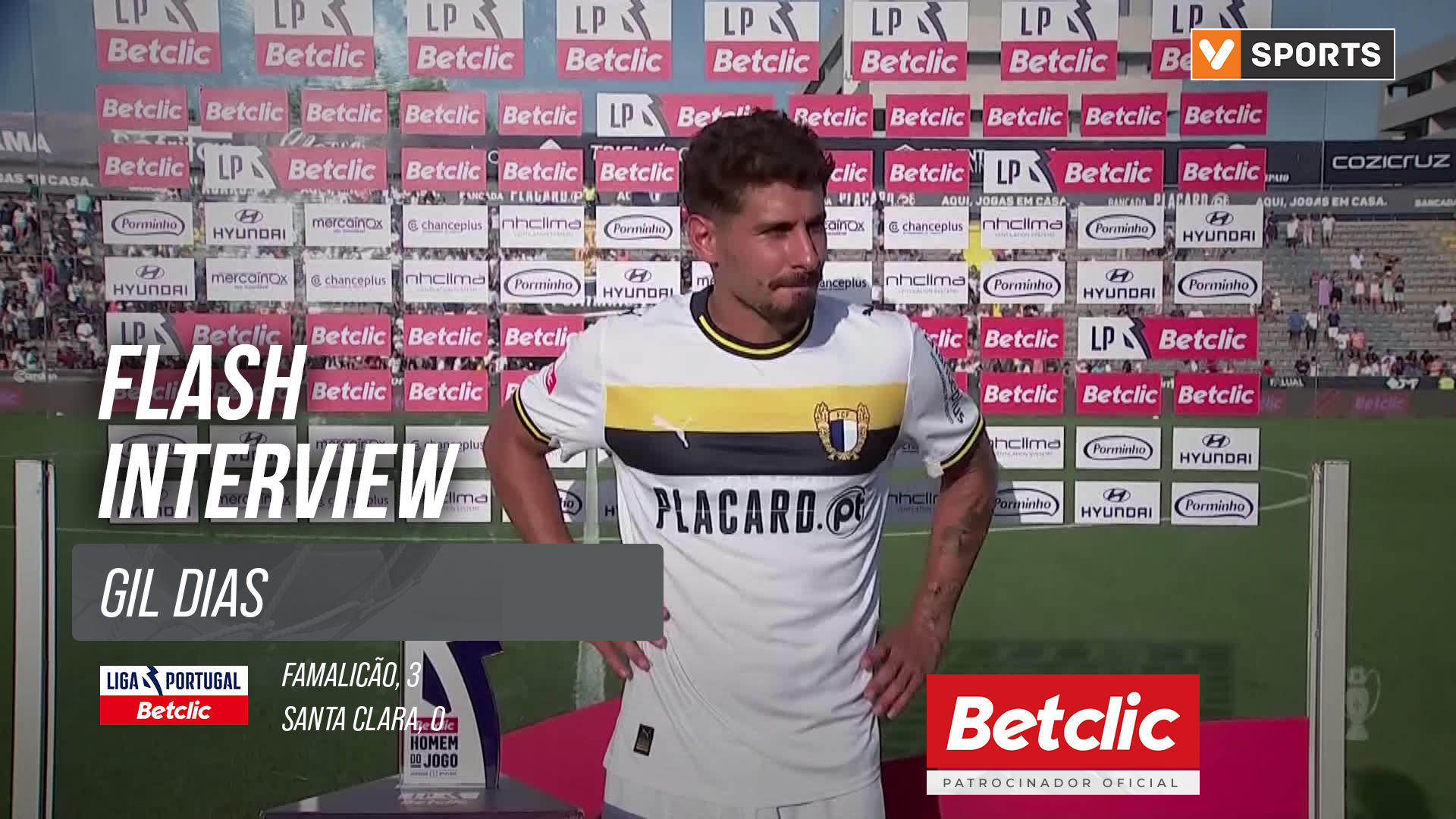 Famalicão x Santa Clara: Gil Dias
