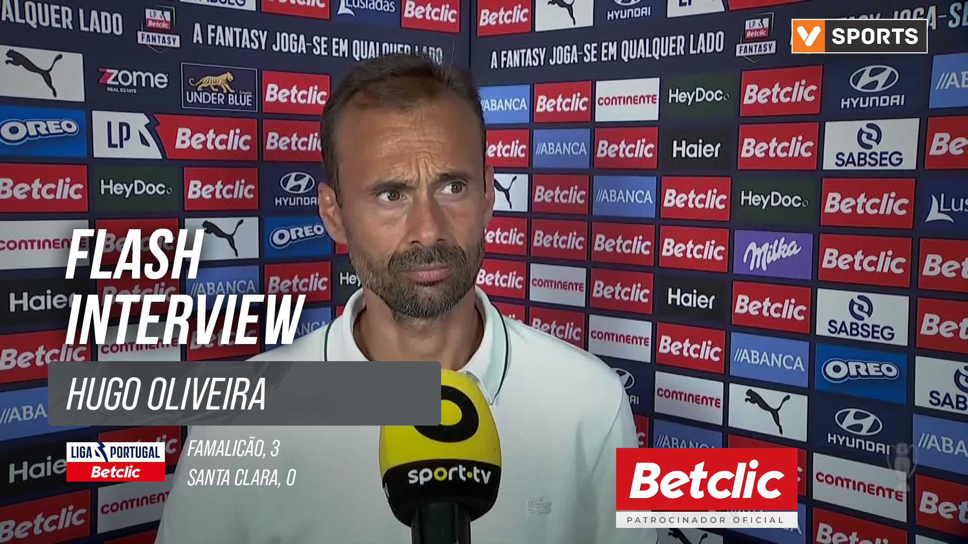 Famalicão x Santa Clara: Hugo Oliveira