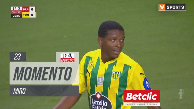 Tondela, Jogada, Miro aos 23'