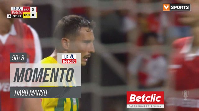 Tondela, Jogada, Tiago Manso aos 90'+3'