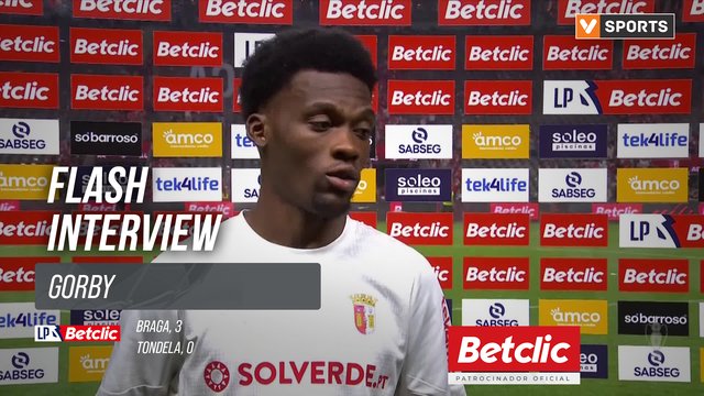 I Liga (#1) | Braga 3-0 Tondela: Flash Interview Gorby
