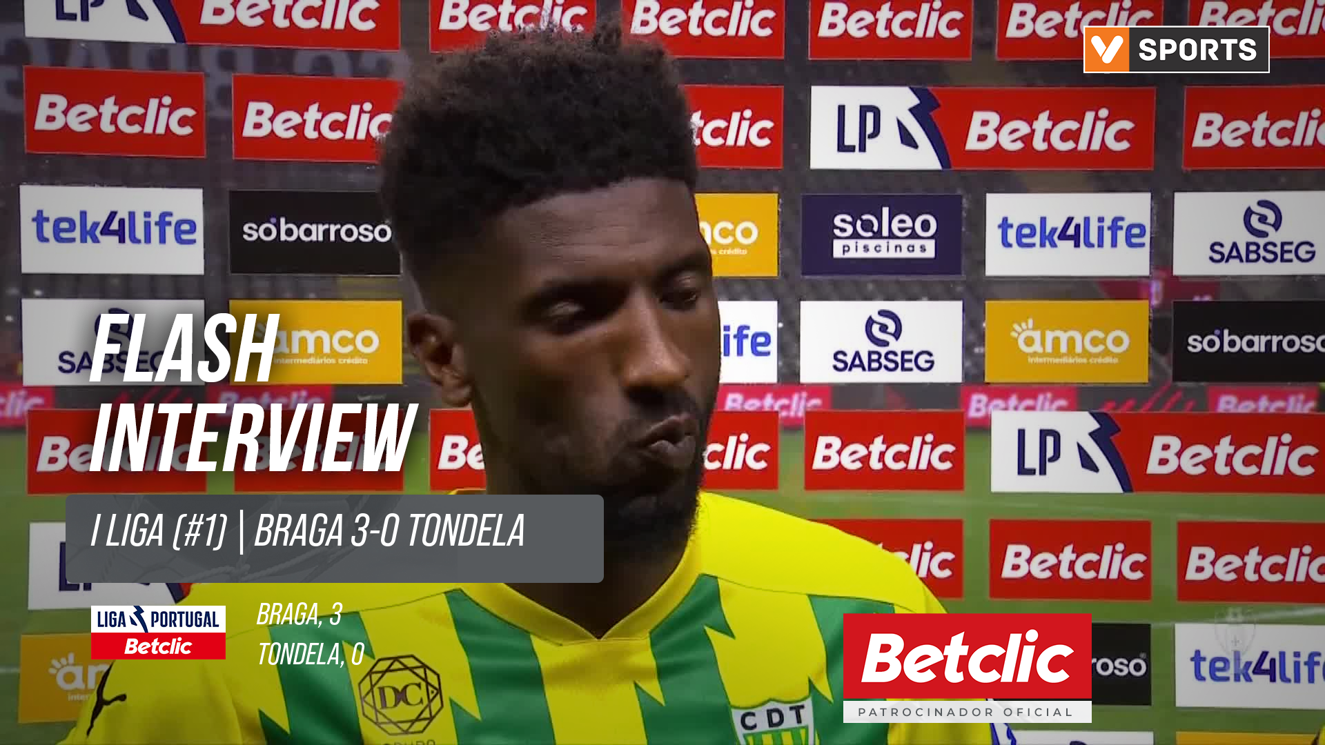 I Liga (#1) | Braga 3-0 Tondela: Flash Interview Hélder Tavares