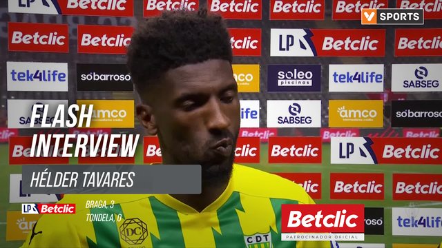 I Liga (#1) | Braga 3-0 Tondela: Flash Interview Hélder Tavares