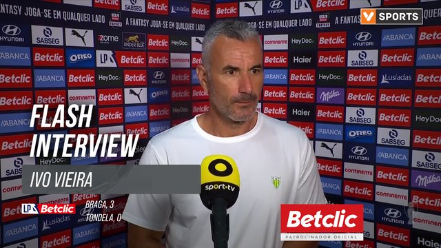 I Liga (#1) | Braga 3-0 Tondela: Flash Interview Ivo Vieira