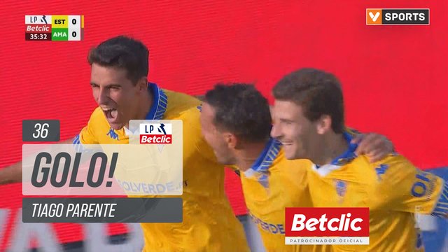 GOLO! Estoril, Tiago Parente aos 36', Estoril 1-0 Estrela Amadora