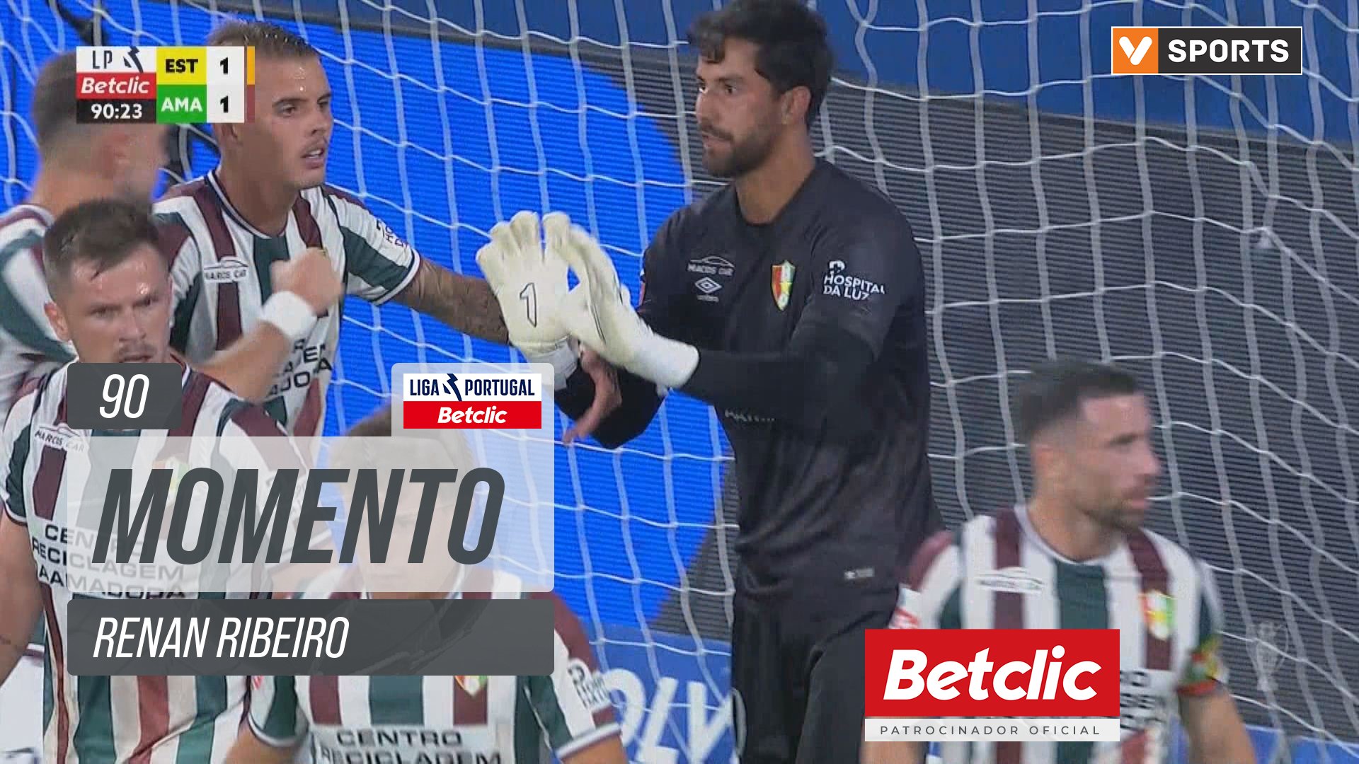 Estrela Amadora, Jogada, Renan Ribeiro aos 90'