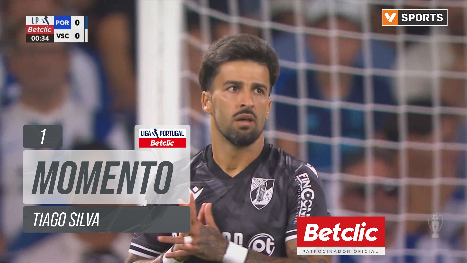 Vitória SC, Jogada, Tiago Silva aos 1'