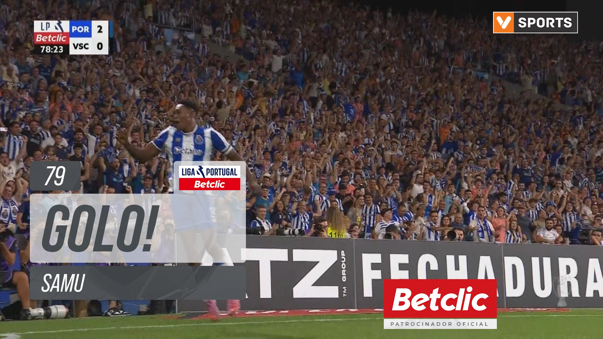 GOLO! FC Porto, Samu aos 79', FC Porto 3-0 Vitória SC