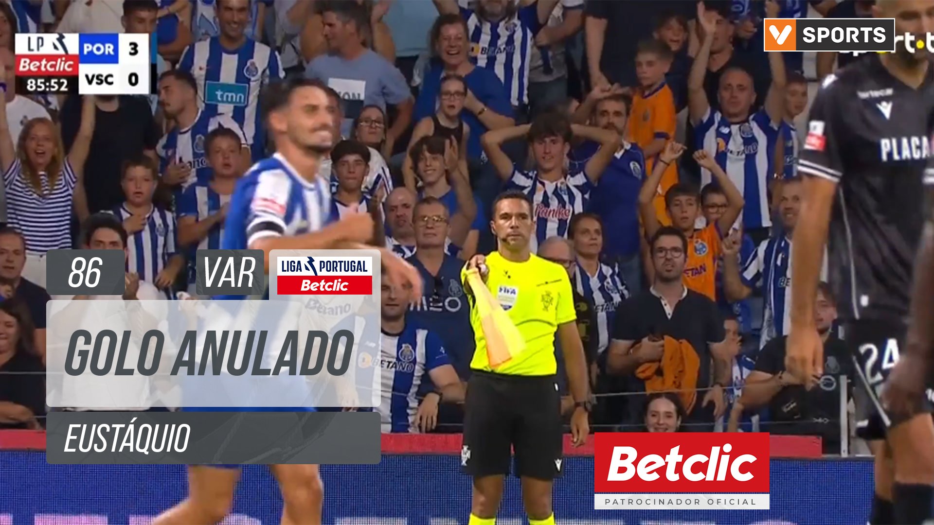 FC Porto, Golo Anulado, Eustáquio aos 86'
