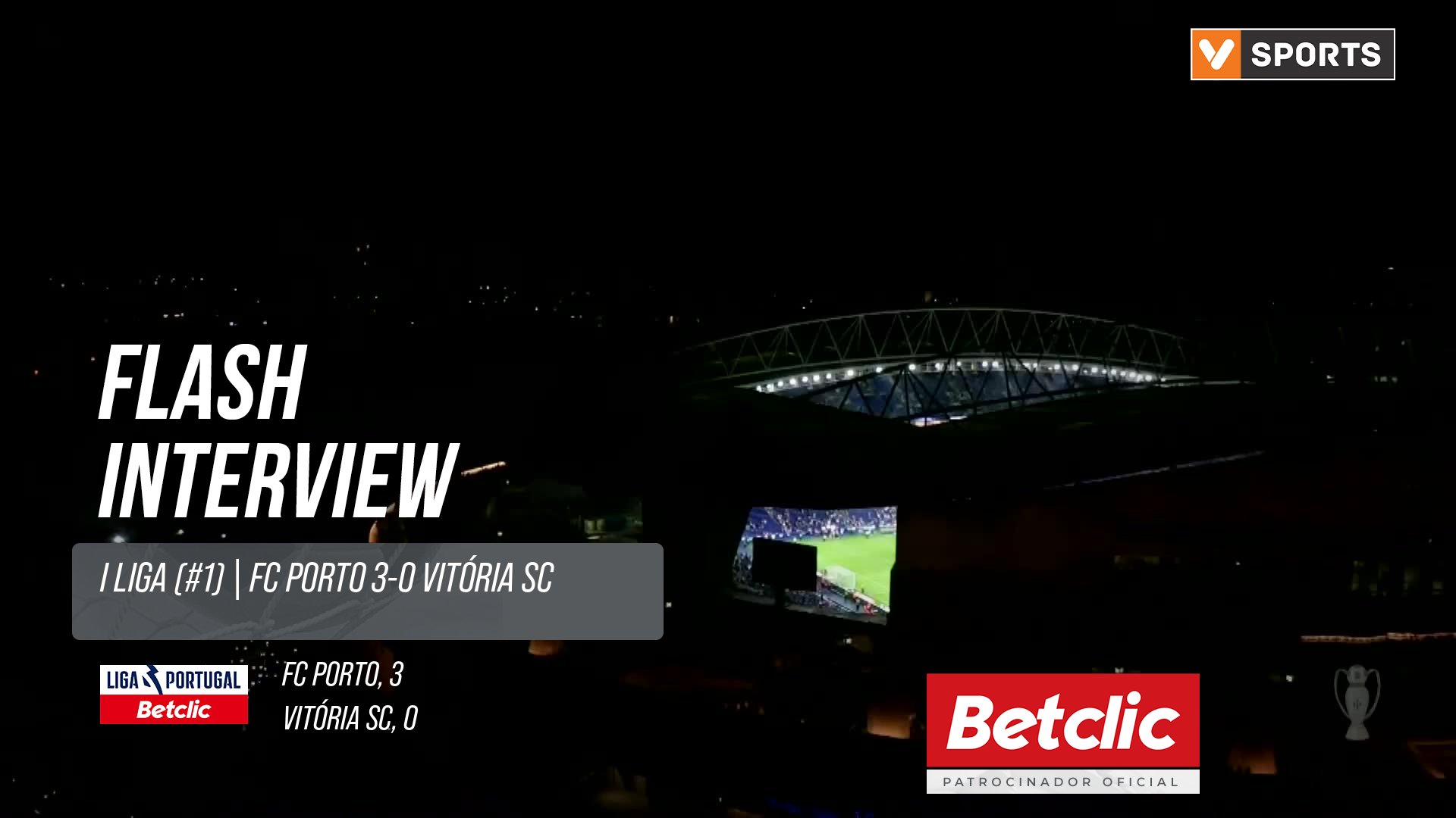 I Liga (#1) | FC Porto 3-0 Vitória SC: Flash Interview Miguel Nóbrega