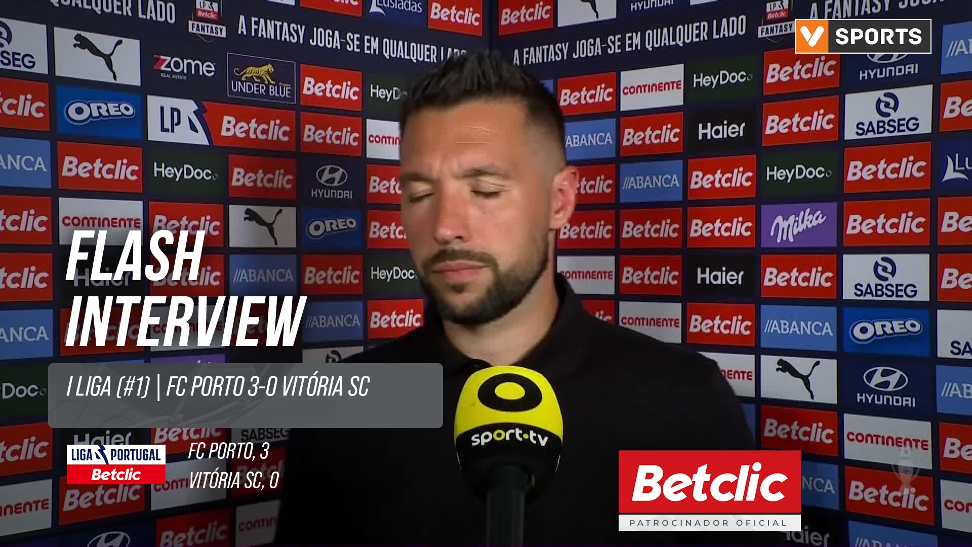 I Liga (#1) | FC Porto 3-0 Vitória SC: Flash Interview Francesco Farioli