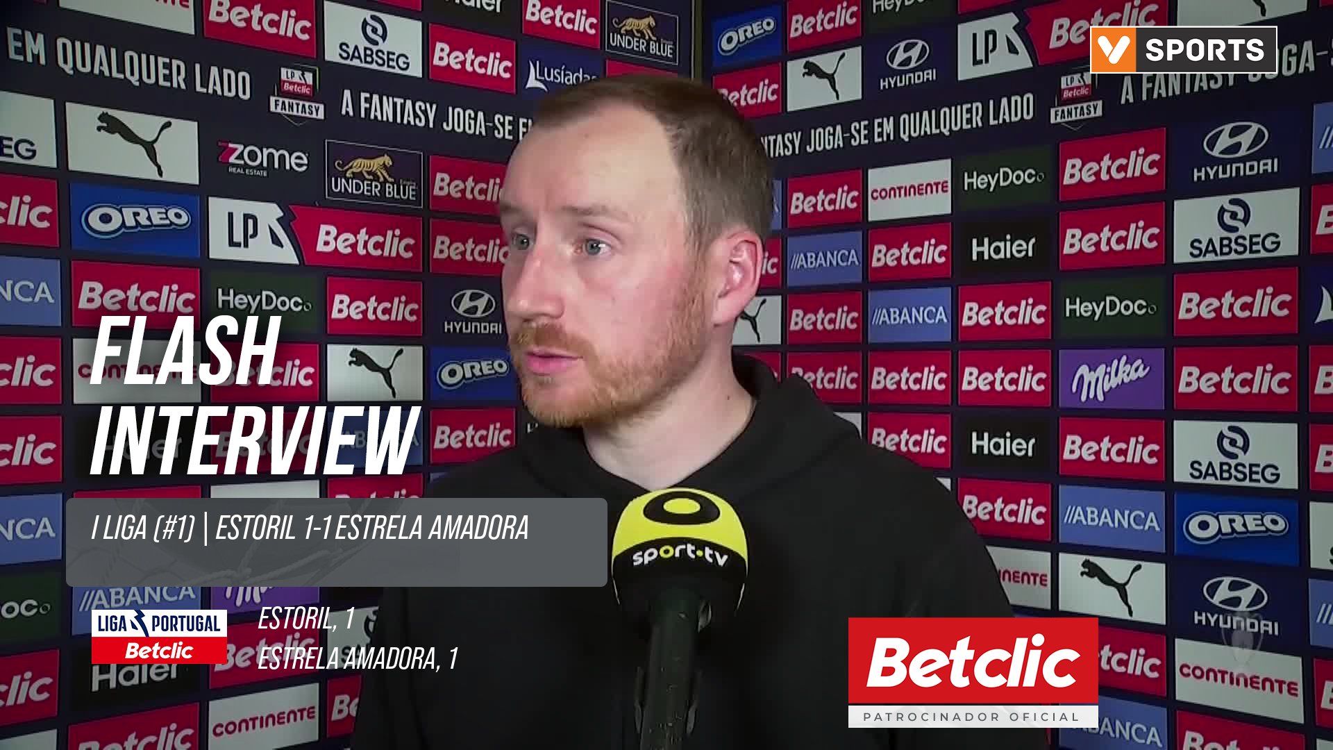 I Liga (#1) | Estoril 1-1 Estrela Amadora: Flash Interview Ian Cathro