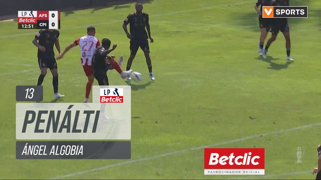 AVS, Penálti, Ángel Algobia aos 13'