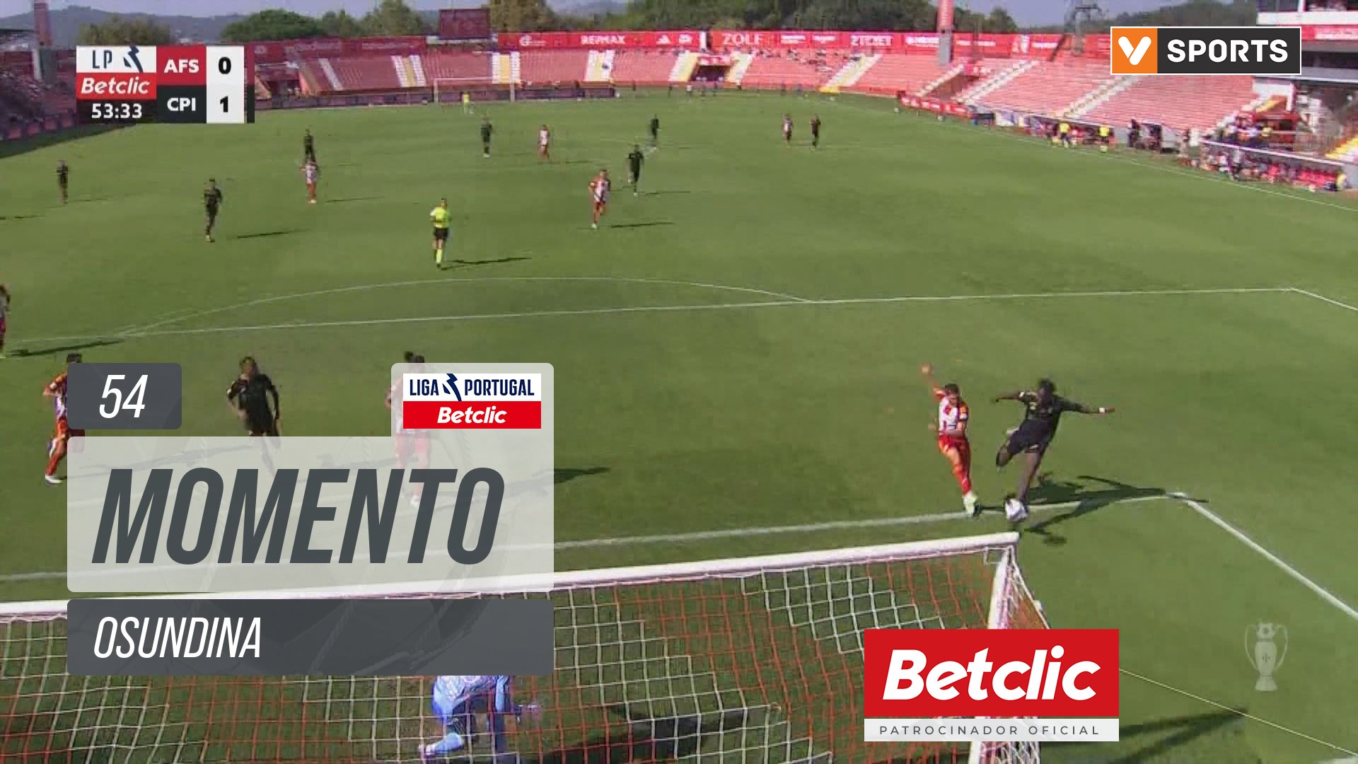 Casa Pia, Jogada, Osundina aos 54'