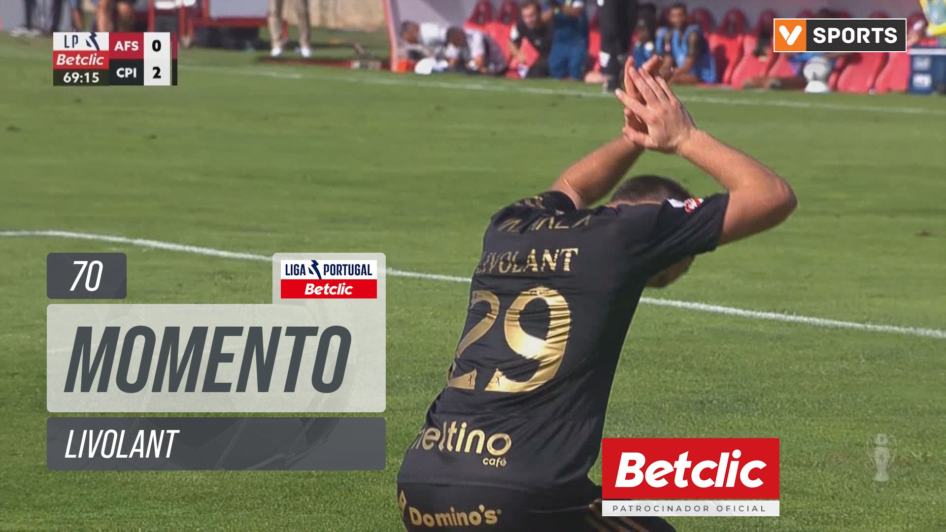 Casa Pia, Jogada, Livolant aos 70'