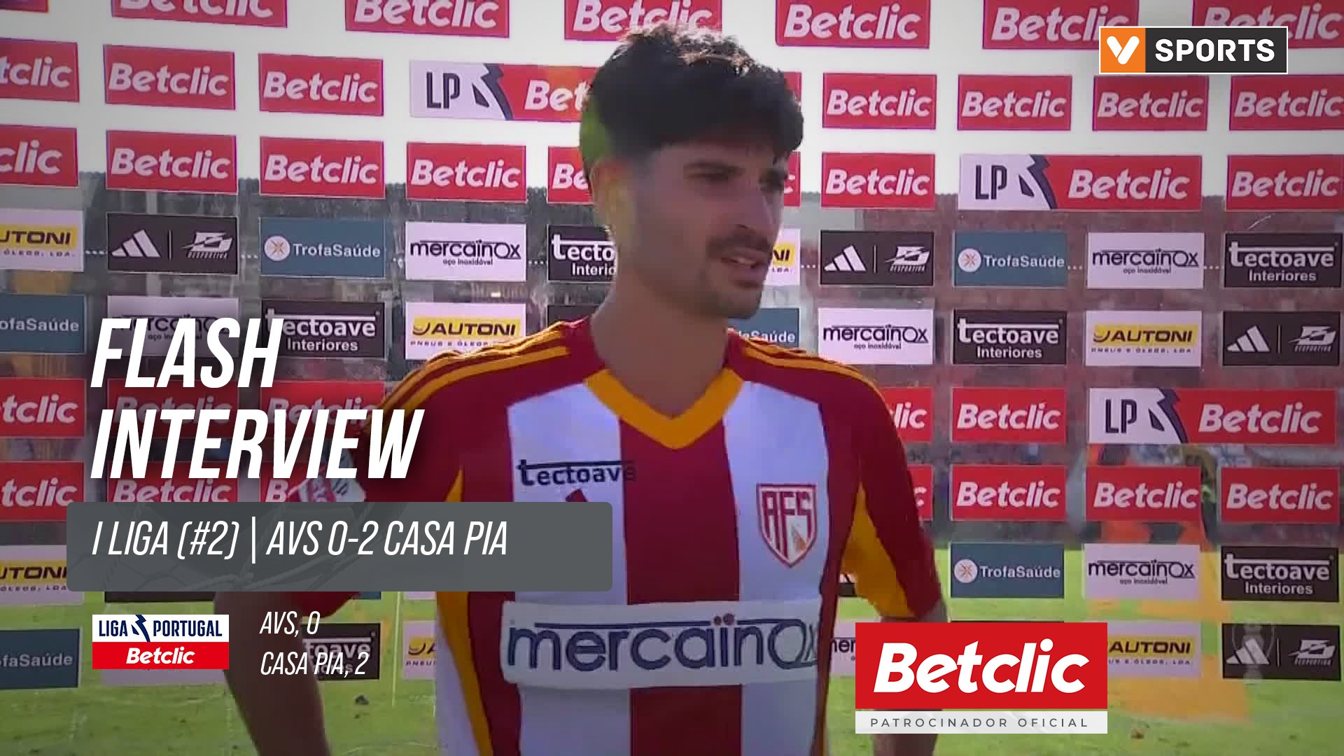 I Liga (#2) | AVS 0-2 Casa Pia: Flash Interview Jaume
