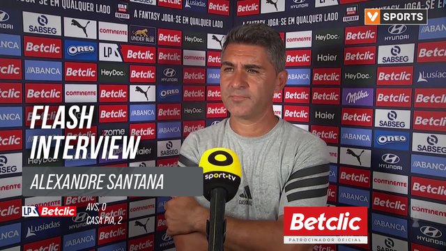I Liga (#2) | AVS 0-2 Casa Pia: Flash Interview Alexandre Santana