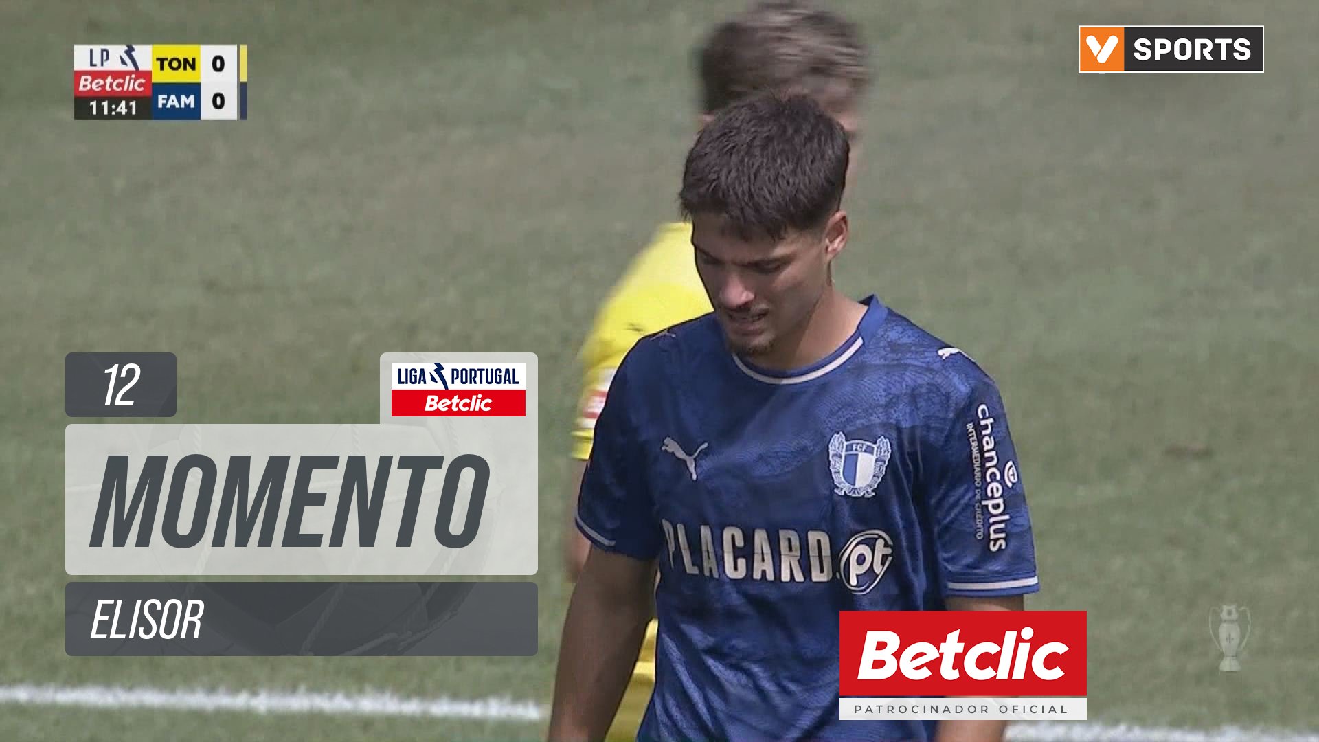 Famalicão, Jogada, Elisor aos 12'