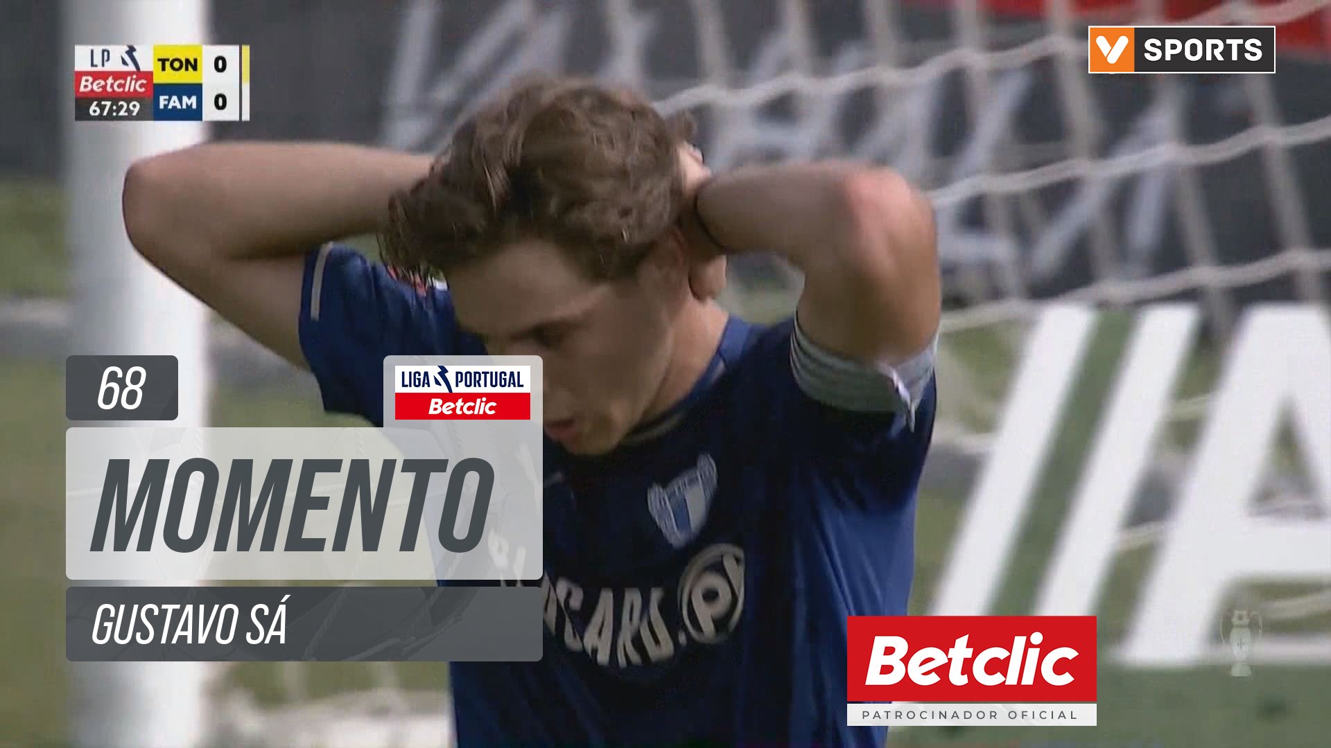 Famalicão, Jogada, Gustavo Sá aos 68'