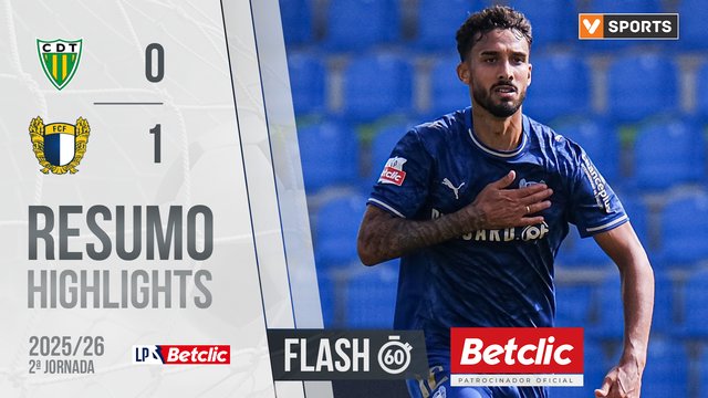 Liga Portugal Betclic (2ªJ): Resumo Flash Tondela 0-1 Famalicão