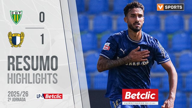 Liga Portugal Betclic (2ªJ): Resumo Tondela 0-1 Famalicão
