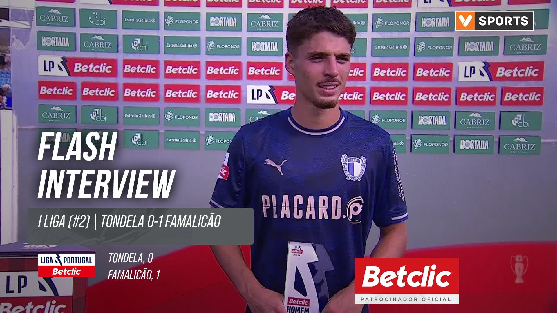 I Liga (#2) | Tondela 0-1 Famalicão: Flash Interview Mathias de Amorim