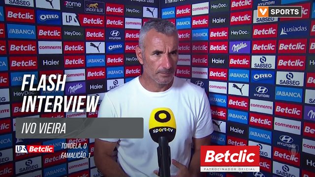 I Liga (#2) | Tondela 0-1 Famalicão: Flash Interview Ivo Vieira