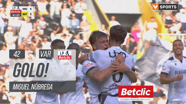 GOLO! Vitória SC, Miguel Nóbrega aos 42', Vitória SC 1-1 Estoril