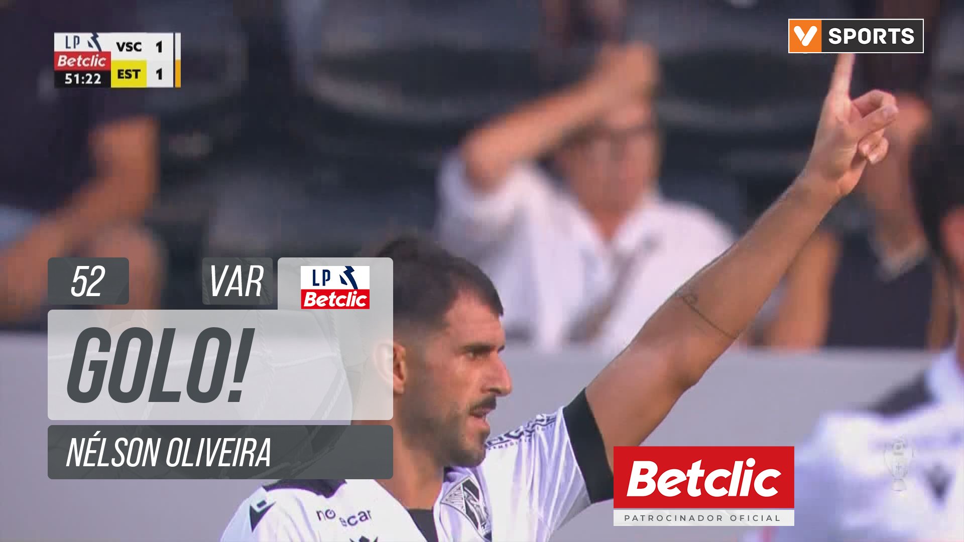 GOLO! Vitória SC, Nélson Oliveira aos 52', Vitória SC 2-1 Estoril