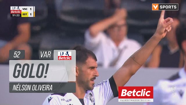GOLO! Vitória SC, Nélson Oliveira aos 52', Vitória SC 2-1 Estoril