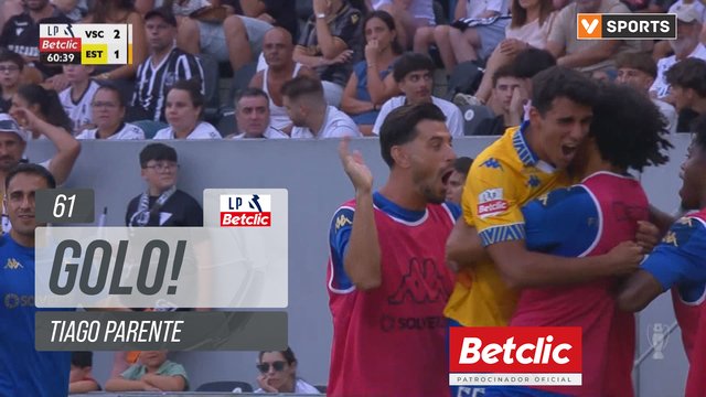 GOLO! Estoril, Tiago Parente aos 61', Vitória SC 2-2 Estoril