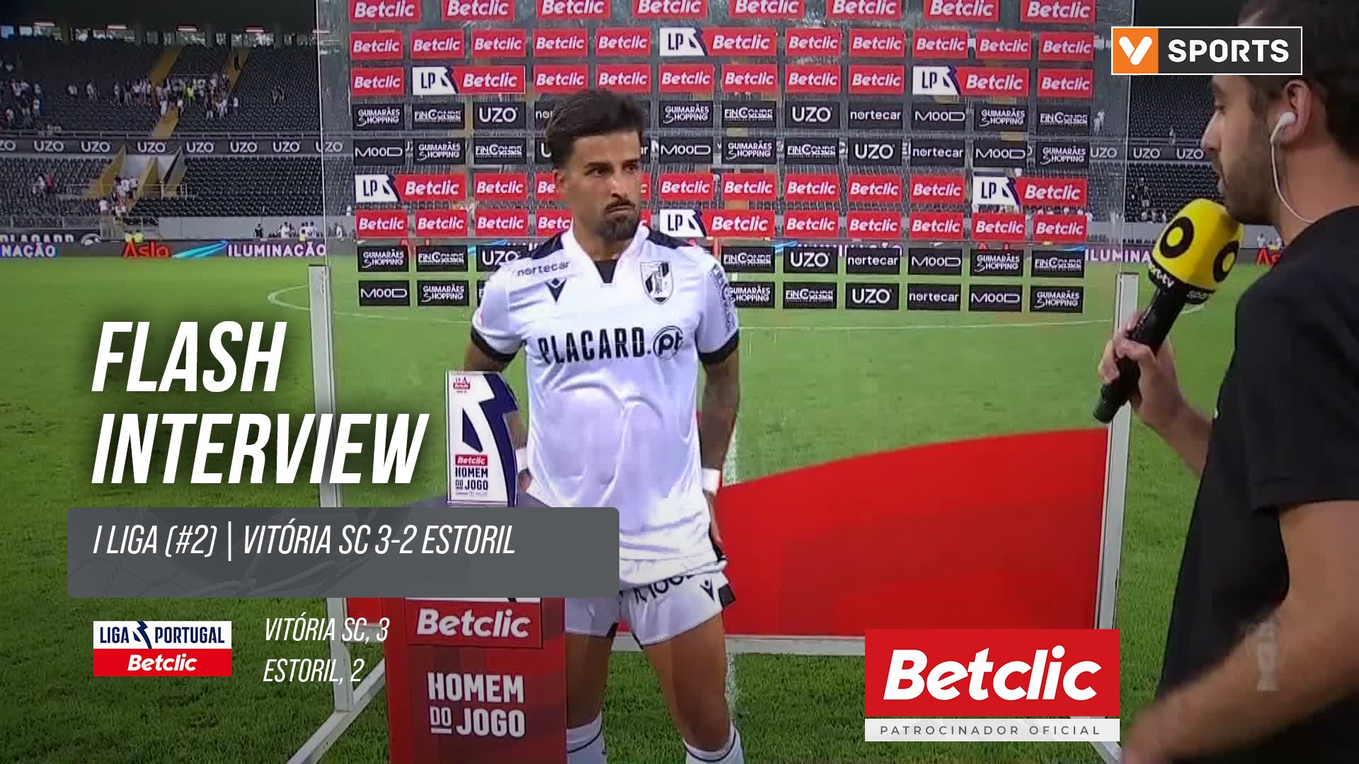 I Liga (#2) | Vitória SC 3-2 Estoril: Flash Interview Tiago Silva