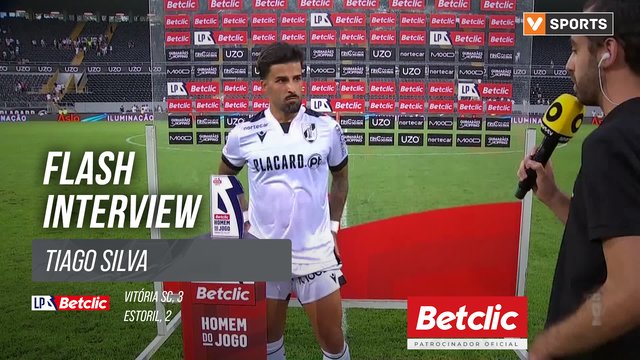 I Liga (#2) | Vitória SC 3-2 Estoril: Flash Interview Tiago Silva