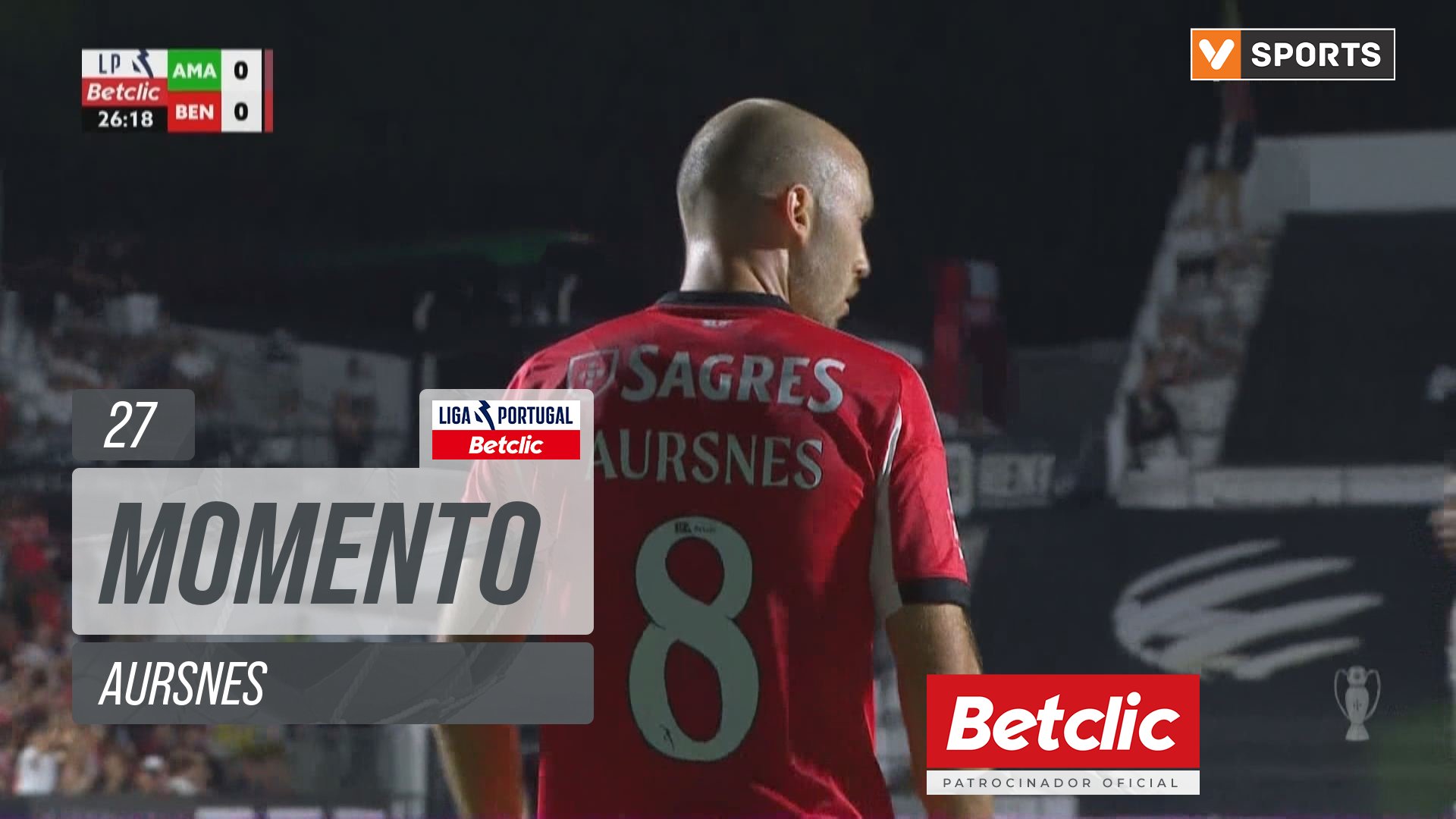 Benfica, Jogada, Aursnes aos 27'