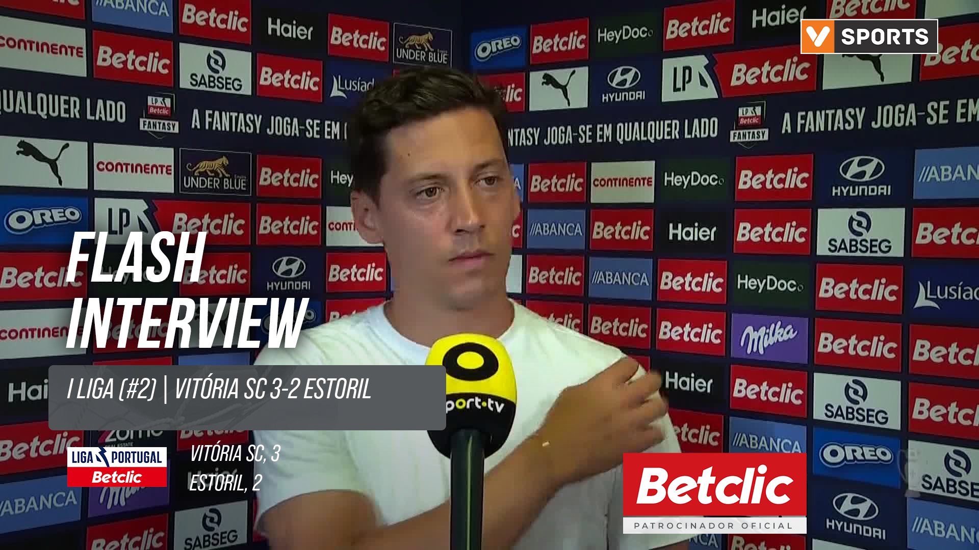 I Liga (#2) | Vitória SC 3-2 Estoril: Flash Interview Luís Pinto